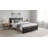 Queen Size Bed Frame With Modern Headboard, Heavy Duty Platform Metal Base, Square Footboard, 13 Sturdy Slats, No Box Spring Needed, Black