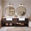 Metal Round Wall Mirror-422546168-422546169