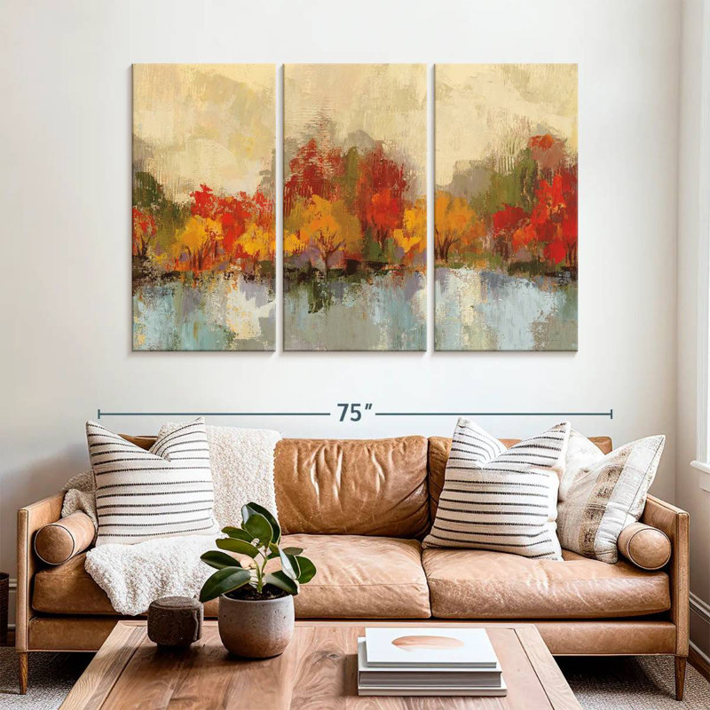 Avery Autumn River Reflection, 42" H x 65" W