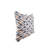 Diagonal Tuft Woven Square Throw Pillow-269441992