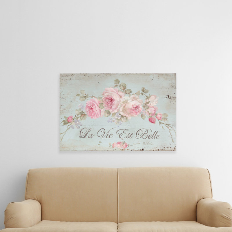 Life Is Beautiful - Wrapped Canvas Print, 101.6 cm H x 66.04 cm W x 1.91 cm D