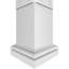 Carré Hastings non effilé avec colonne toscane et base toscane-70786206