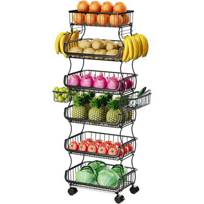 Rekiya Metal Bar Cart