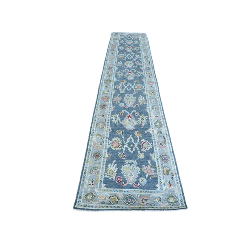 Tapis unique gris de 3 pi 1 po x 15 pi 9 po