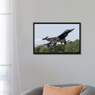 " A Royal Netherlands Air Force F-16AM Takes Off At RAF Fairford, England " by Rob Edgcumbe