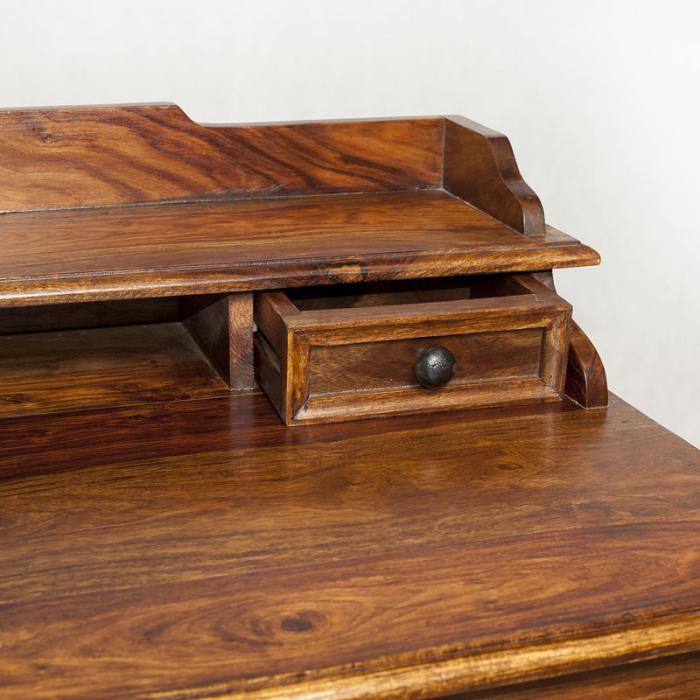 Granby Solid Wood Writing Desk, Honey