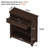 Aust Farmhouse 2 Tier Bookcase With Drawer-765253969