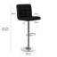 Rennae Swivel Upholstered Adjustable Height Counter Stool with Metal Frame-2066981179