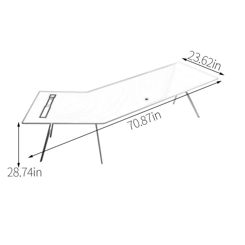 Mustafa, 28.74" H x 70.87" W x 23.62" D