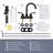 Centerset 2-handle Bathroom Faucet with Drain Assembly-70460812