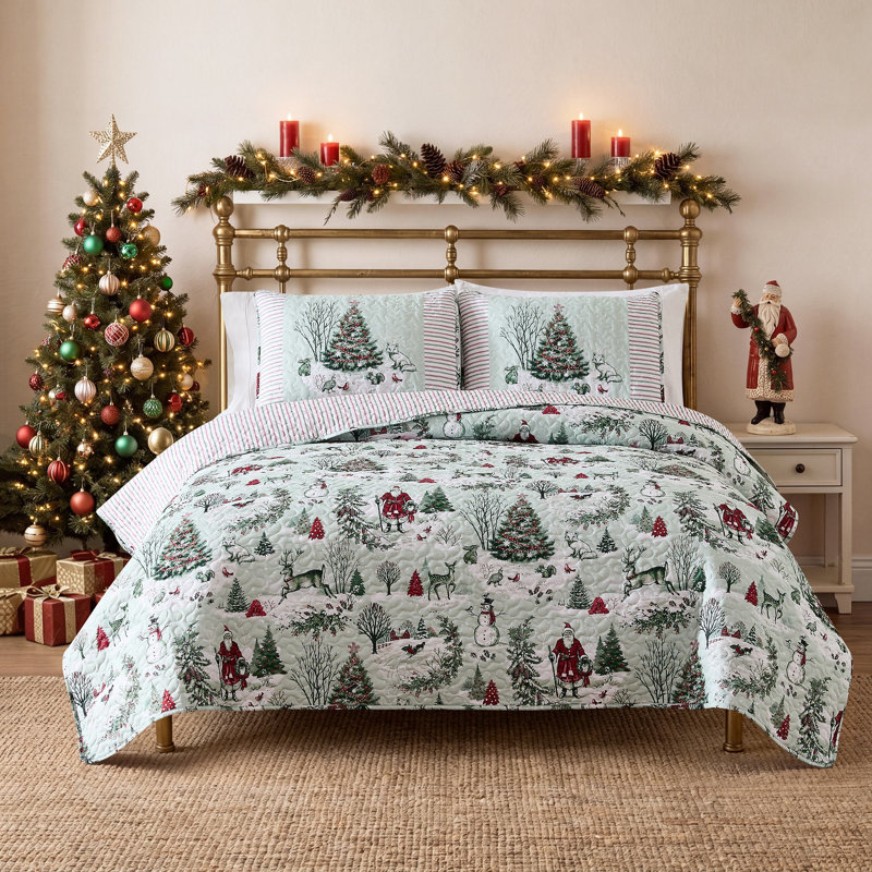 Ensemble de courtepointe très grand lit Avanti, King Quilt + 2 Shams