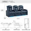 Fauteuil de cinéma inclinable Power Zero Gravity-1471817627