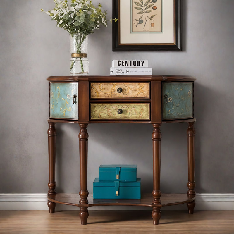Classic Simple Retro Solid Wood Accent Cabinet