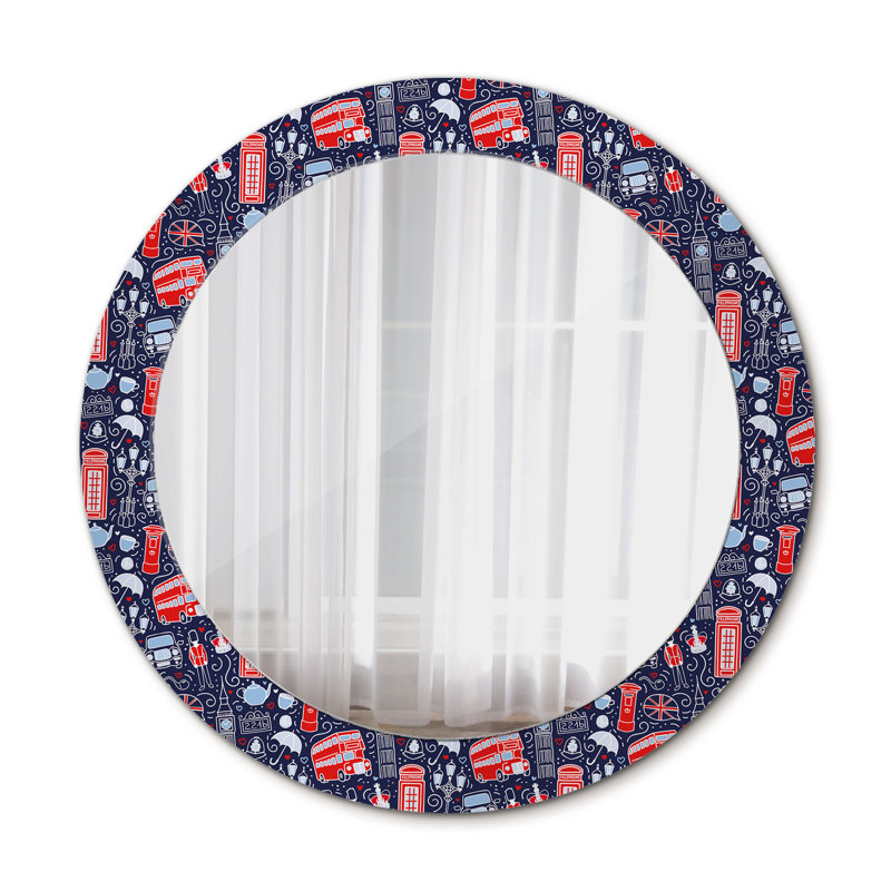 Huldar Glass Flat Wall Mirror