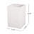 Square Lightweight Mgo Concrete Outdoor Patio Planter Pot