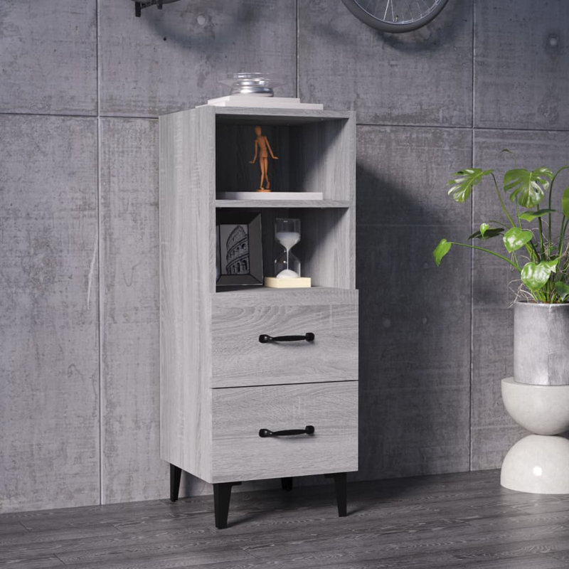 Silcox 34.5cm Sideboard, Grey