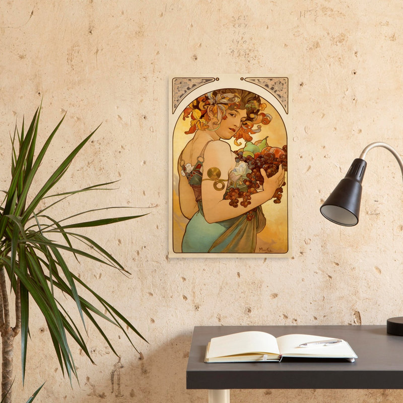 Fruit Classic Colorful Delicate Fruit Summer Wall Art Print, 24" H x 16" W