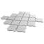 Carreau de mosaïque de plancher et de mur en porcelaine blanche 9-1 / 2 "x 10-3 / 4" Metro Lantern