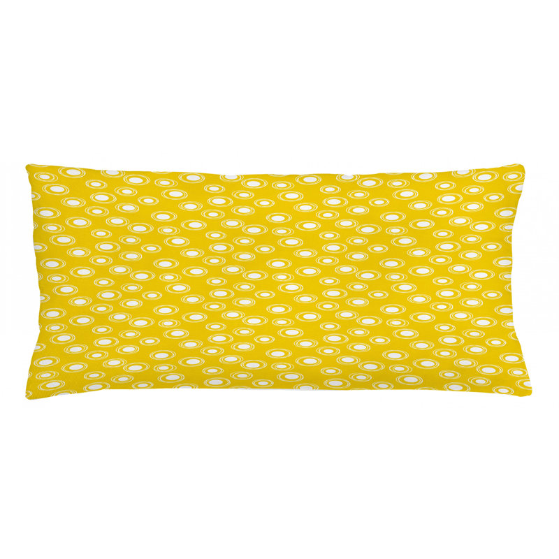 Housse de coussin lombaire géométrique intérieur/extérieur, 16 po x 36 po