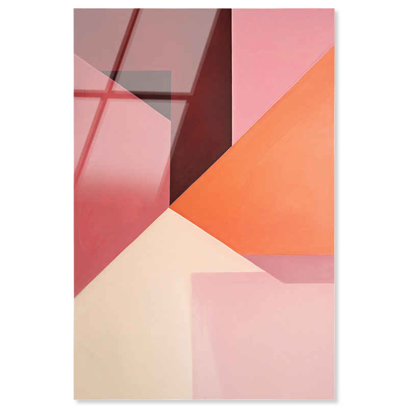 Berry Juice High-Gloss Frameless Acrylic Glass Wall Art Abstract Print by Oliver Gal, Ready to Hang, 10 x 15, 15"H x 10"W