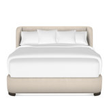 Tansy Solid Wood Wingback Bed