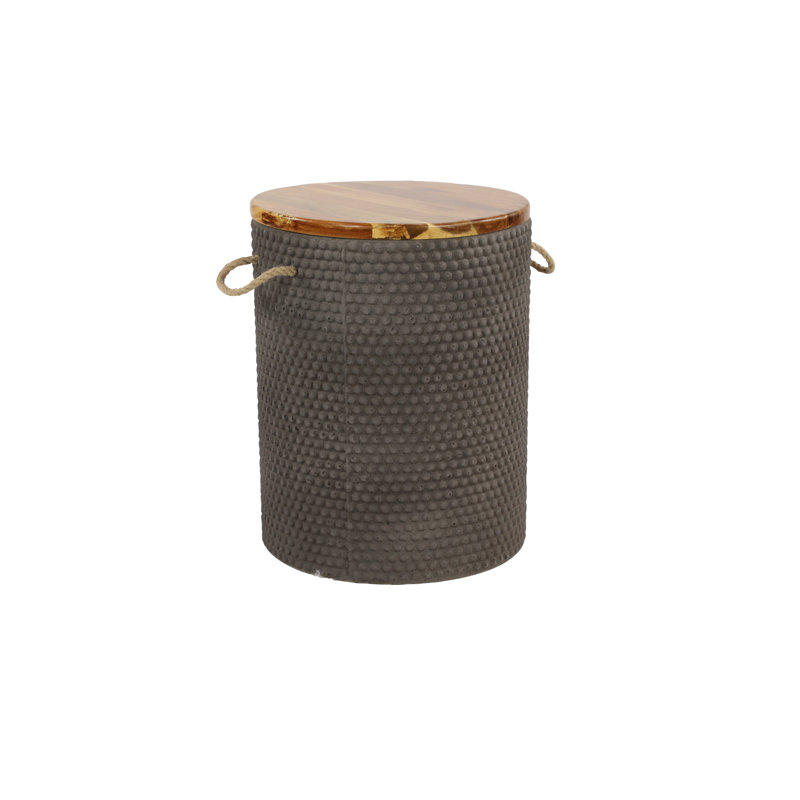 Table d'appoint Jesenof, Gris foncé