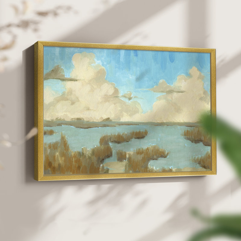 «Fripp Island Water II», reproduction encadrée