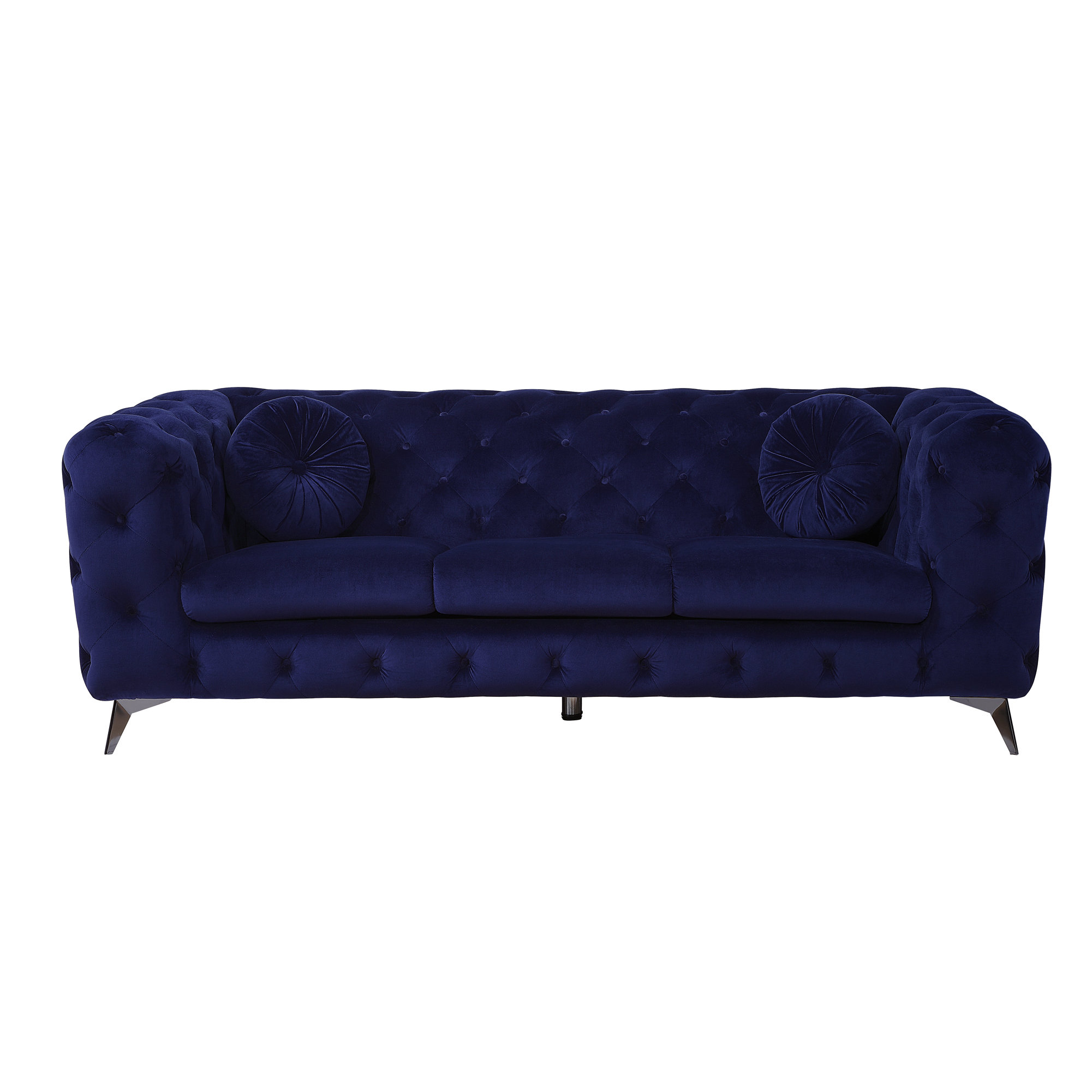 Wayfair Blue Velvet Couch