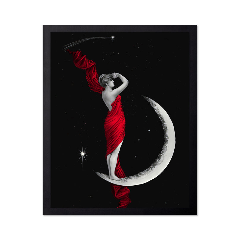 Déesse de la lune altérée, Unframed, Poster, 24"H x 32"W