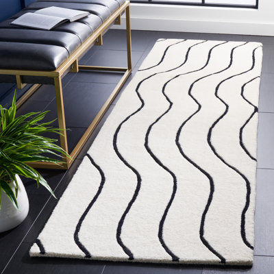 Tapis en laine touffeté à la main Kristian