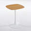 Table de salle à manger 23,62 pouces en chêne moderne pour divers décors et facile à assembler-371401583-371401585