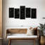 Ensemble de 5 équations sur toile-1017920622