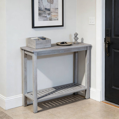 Console argenté gris eucalyptus