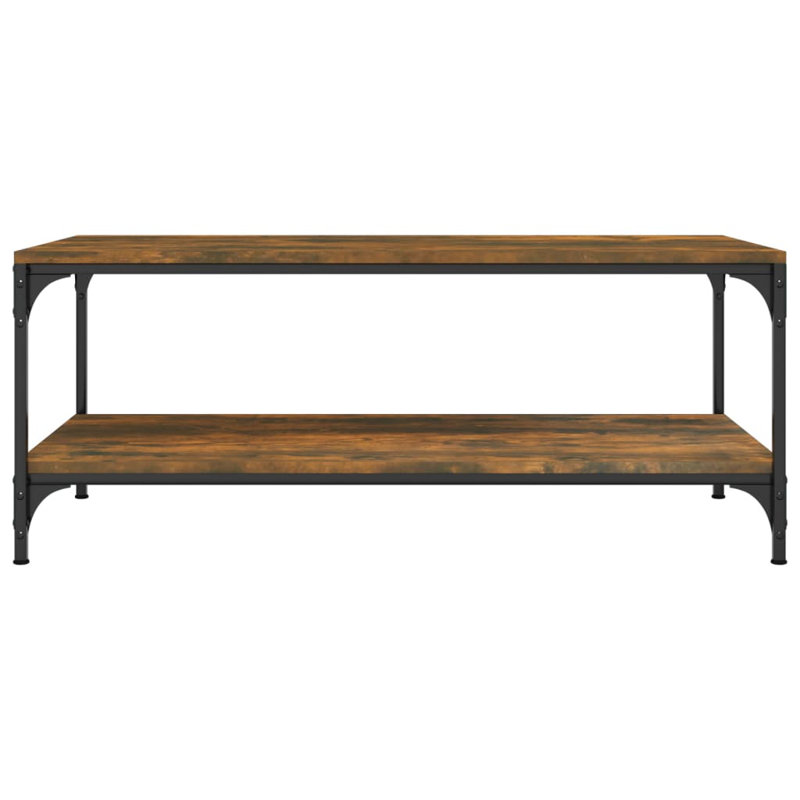 Baymore Coffee Table 100x50x40 cm Engineered Wood, Smoked Oak