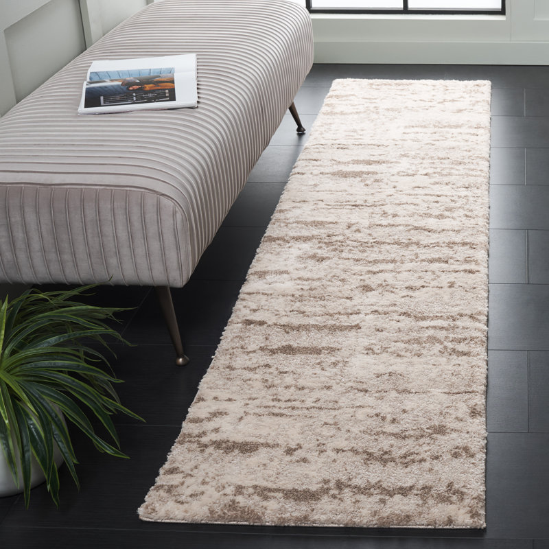 Kianni Performance Abstract Rug, Runner 2' x 8'