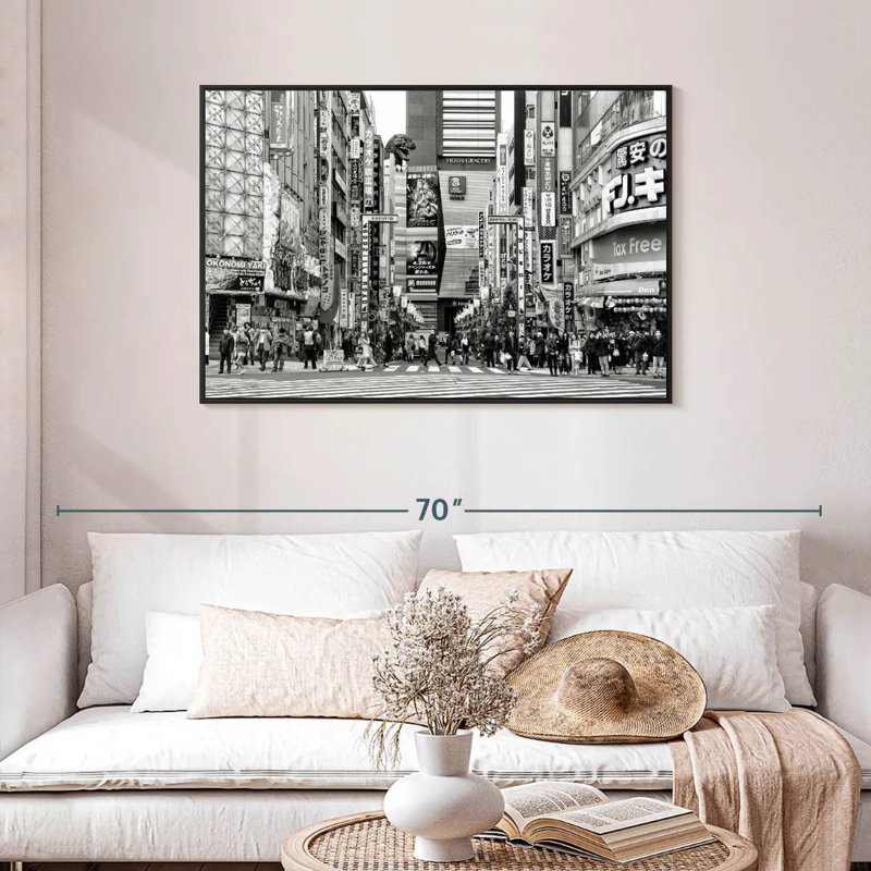 Godzilla Road, Cadre flottant noir, 43 po x 29 po