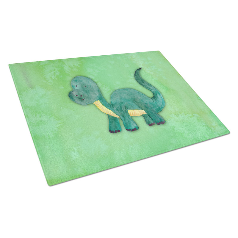 Planche à découper en verre trempé brontosaurus en verre trempé caroline