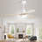 48" Nicola 3 - Blade Modern Ceiling Fan with Remote Control and Light Kit-89200475