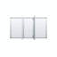 Ensemble d'armoire à pharmacie encastrée ou murale avec miroir de salle de bain et étagères en verre ajustables, 56 po L x 32 po H-1174268392