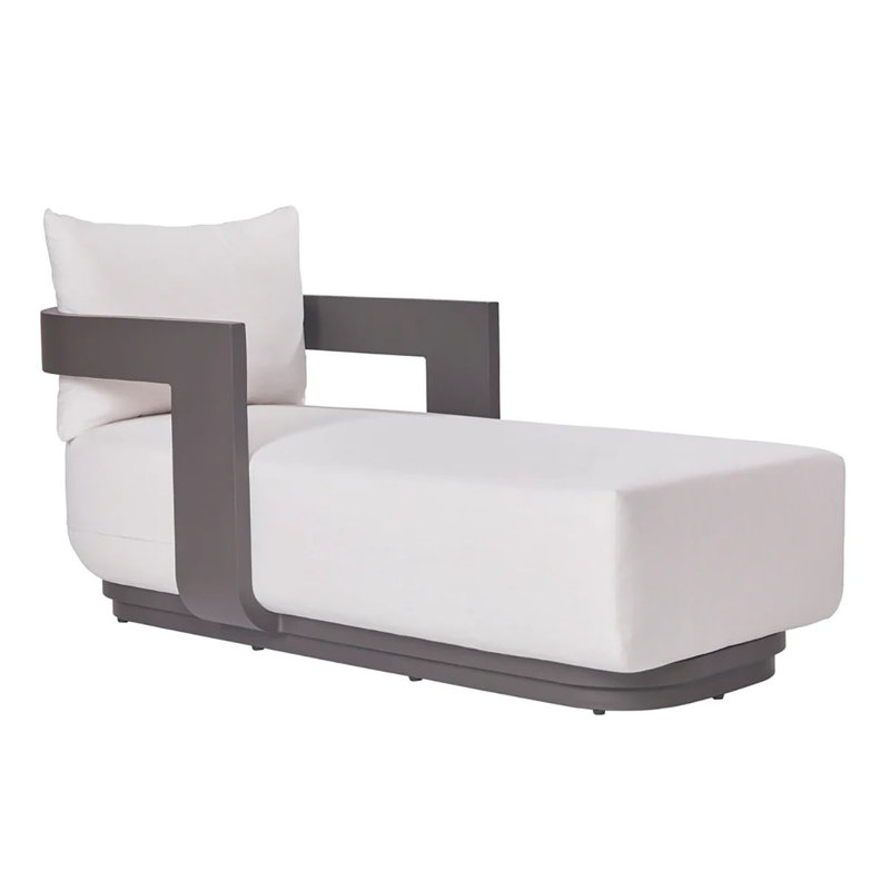 Bain de soleil en aluminium Leilani
