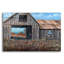  «Abandonné grange» par Campbell Frost, art mural en verre acrylique, 24 po x 16 po-573014022
