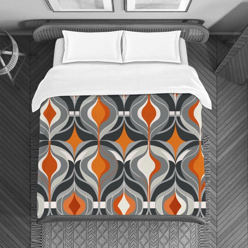 Funky Abstract Duvet Cover, Queen Duvet Cover