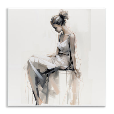 Art féminin, impression sur bois par Irena Orlov