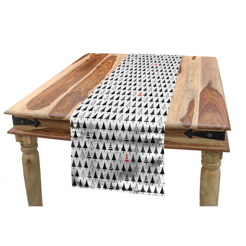 Geometric Christmas Table Runner, 72" x 16"