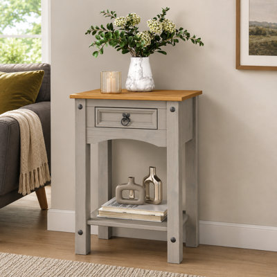 Gouglersville 53cm Solid Wood Console Table