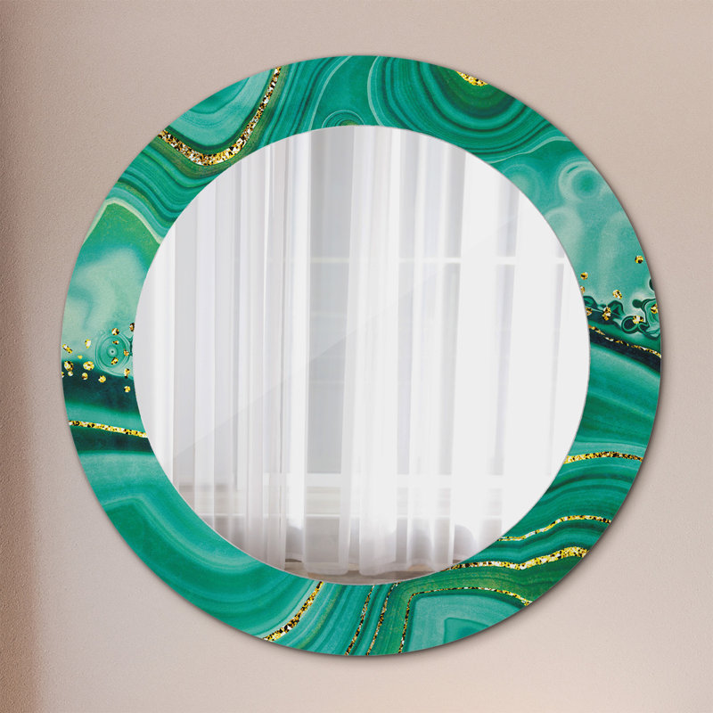 Huldar Glass Flat Wall Mirror, 60cm H x 60cm W