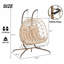 Double chaise à œufs avec support suspendu pour l'intérieur et l'extérieur-66404525-66404526