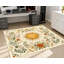 Tapis floral rétro rétro Boho Sun-132872308