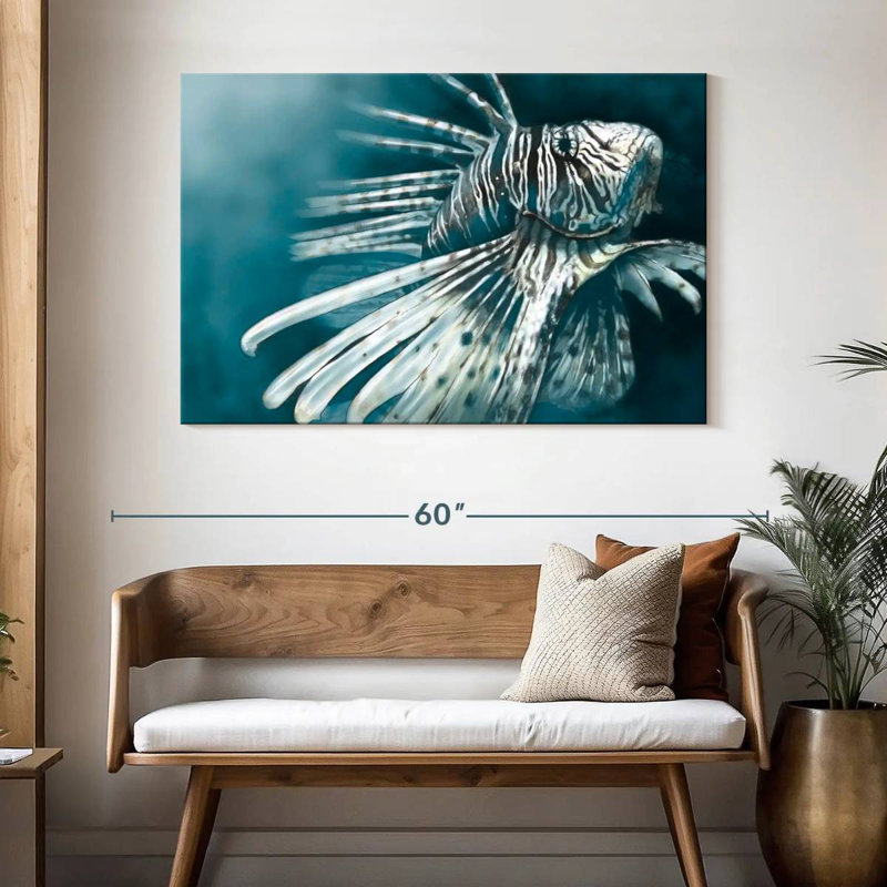 Lionfish Stripes, 32" H x 48" W