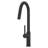 Modern Matt Black Pull-Down Faucet, 19.27", Compact Kitchen - 19.27-1025050610